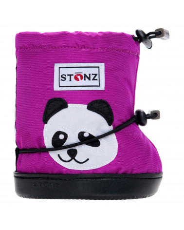 DZIECIĘCE BUTY Toddler Booties - Panda Magenta Toddler Booties Stonz®