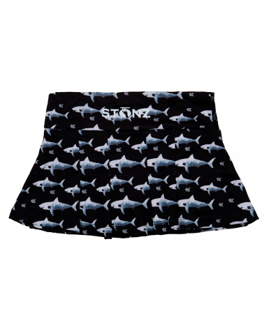 Spódniczka plażowo - kąpielowa z filtrem UPF 50 - Black Shark | Stonz | stonzwear.pl