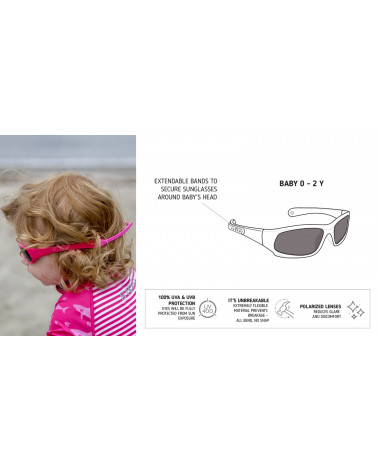 DZIECIĘCE OKULARY PRZECIWSŁONECZNE UV400 - Black Okulary przeciwsłoneczne Stonz