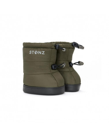 DZIECIĘCE BUTY Toddler Puffer Booties – Pine | Stonz | stonzwear.pl